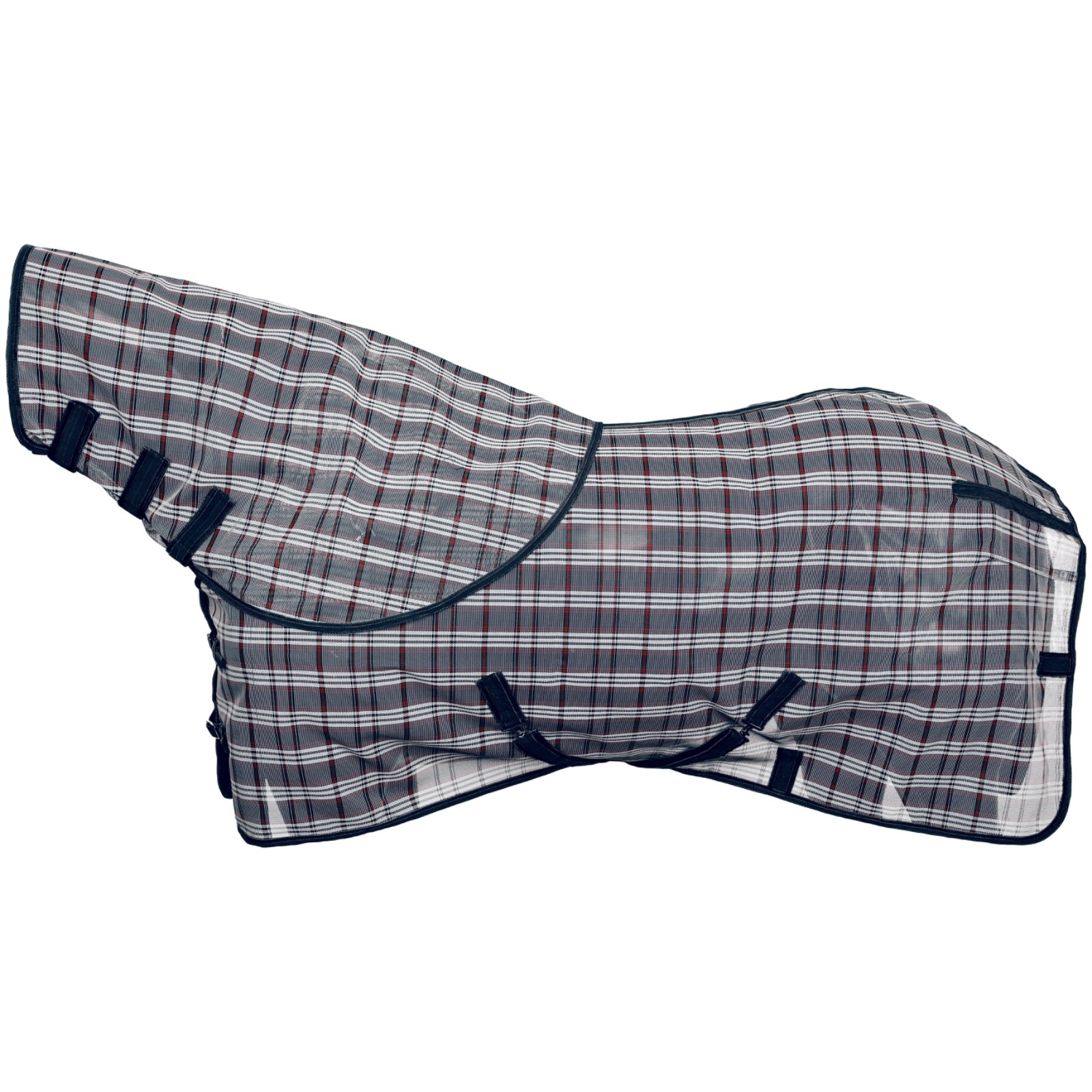 81"  PVC coated mesh horse fly sheet w/detachable neck
