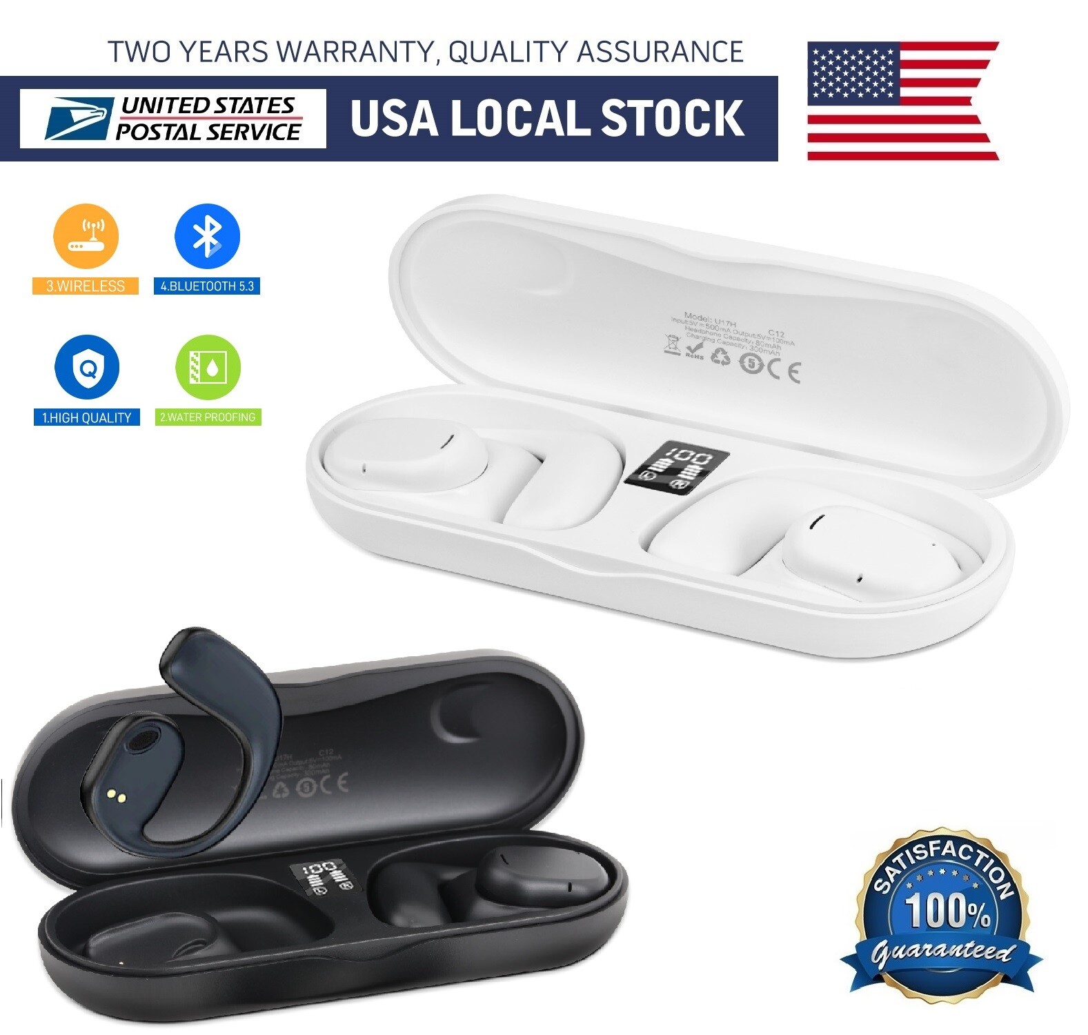 New DUDAO U17H OWS Bluetooth 5.3 Headphones, Wireless, High Open Stereo Sound