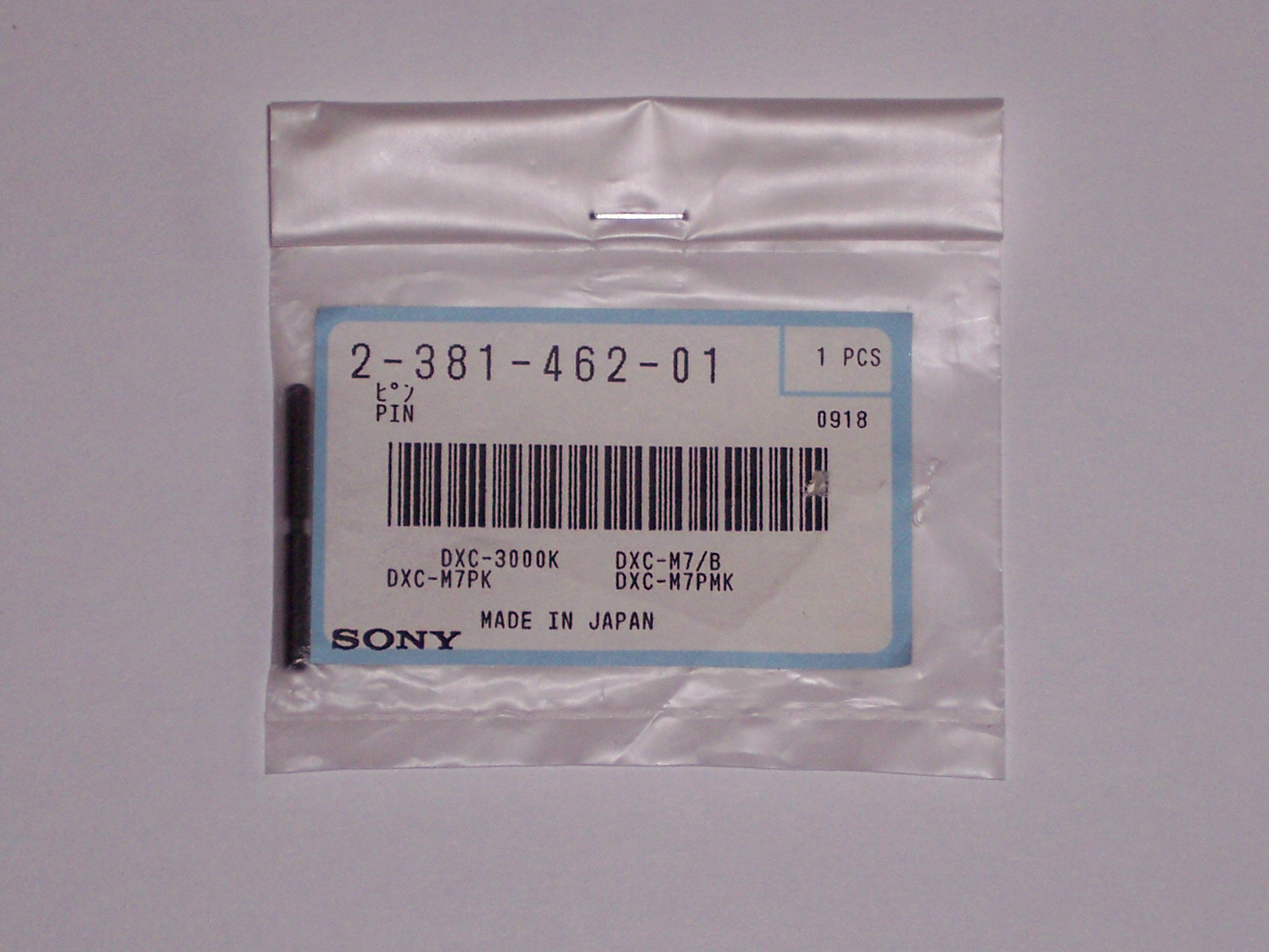 Sony 2-381-462-01 Pin DXC 238146201 New