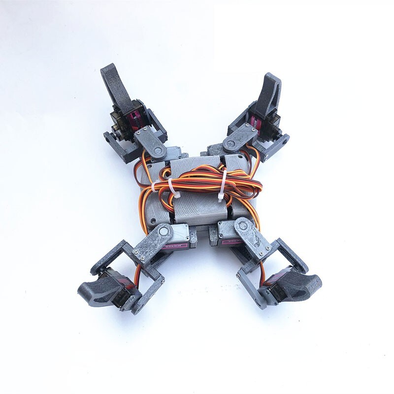 Quadruped Robot Spider Robot Wifi Robot for Education Open Source Assembled