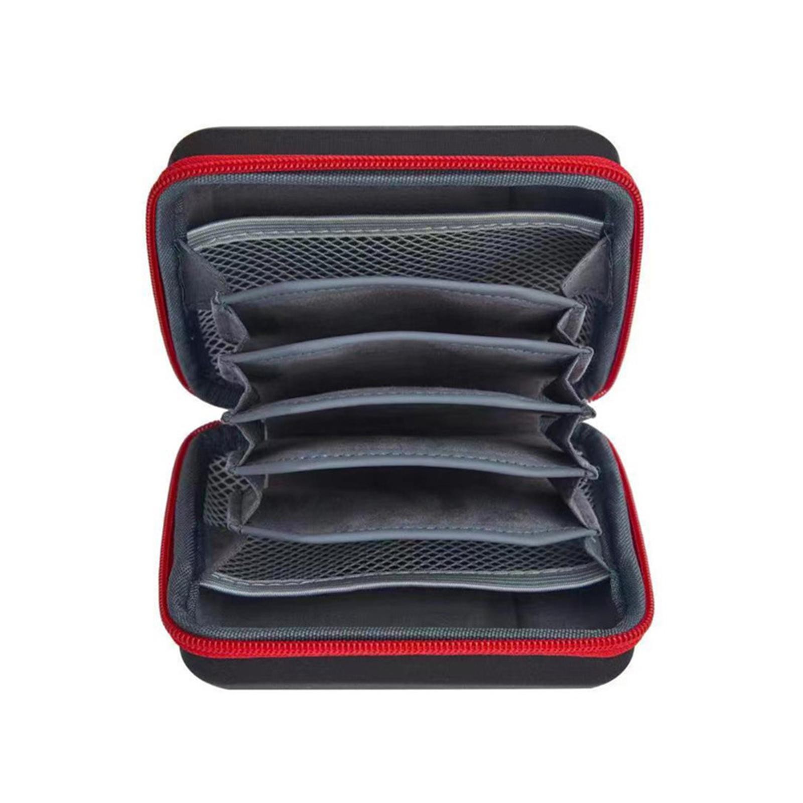 8 Slots Camera Lens Filter Protective Storage Case Pouch Bag Wallet W/ Strap y