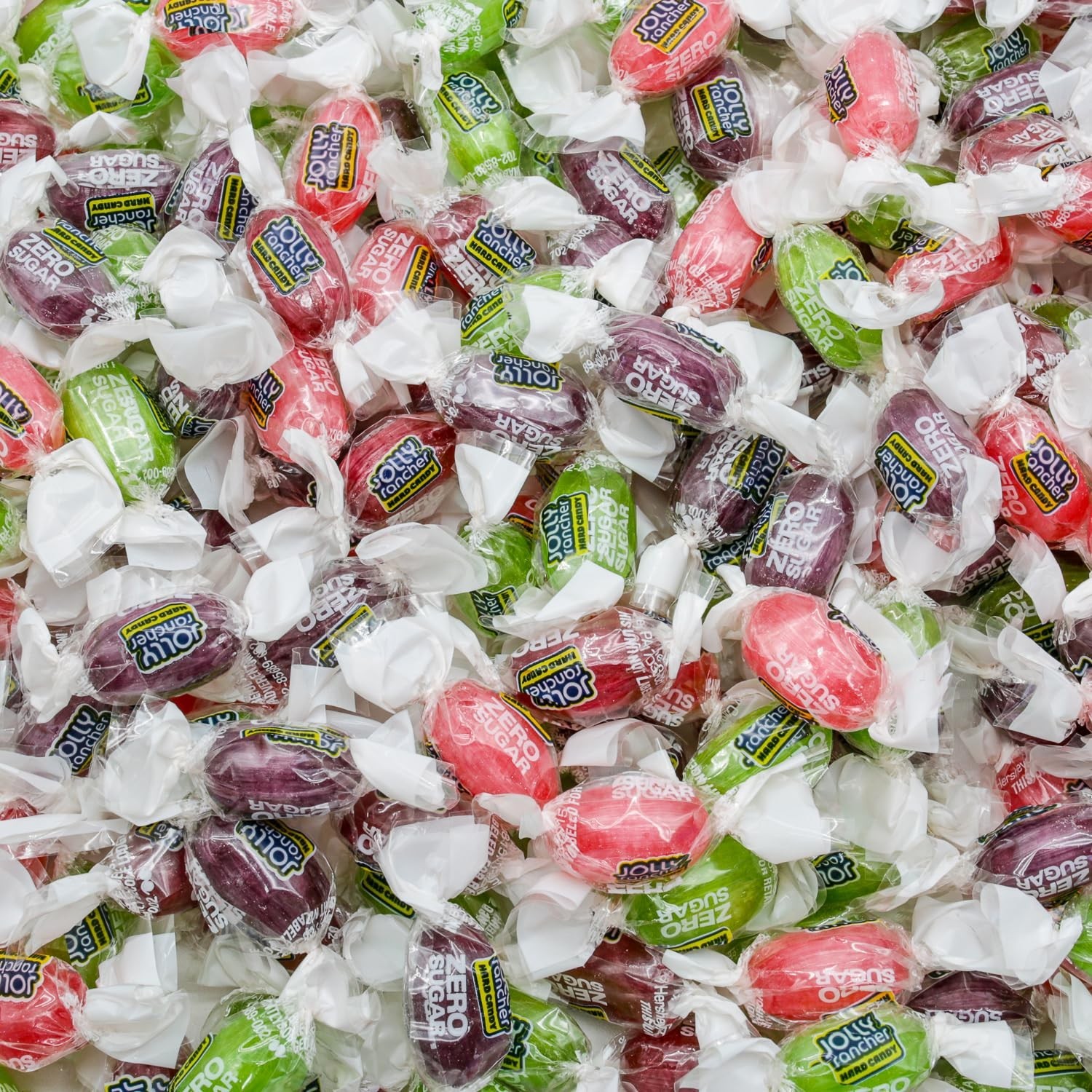 Jolly Rancher Zero Sugar Free Assorted Fruit Flavors, Bulk Hard Candy (1 Pound)