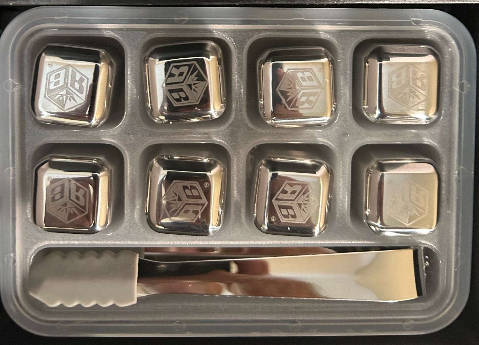 Royal Box Stainless Steel Ice Cubes Chilling Stones Rocks Reusable for Drinks