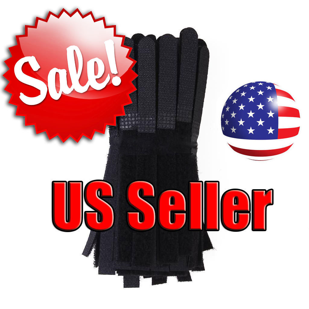 100 pcs 3" Nylon Hook and Loop  Fastener Cable Ties Tidy Straps USA Fast Ship!