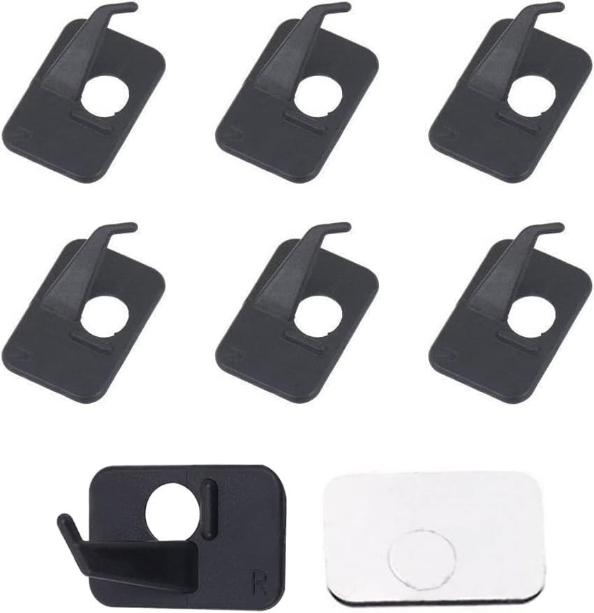 6pcs Plastic Arrow Rest Black Adhesive Back Hunting Shooting Targeting Access...