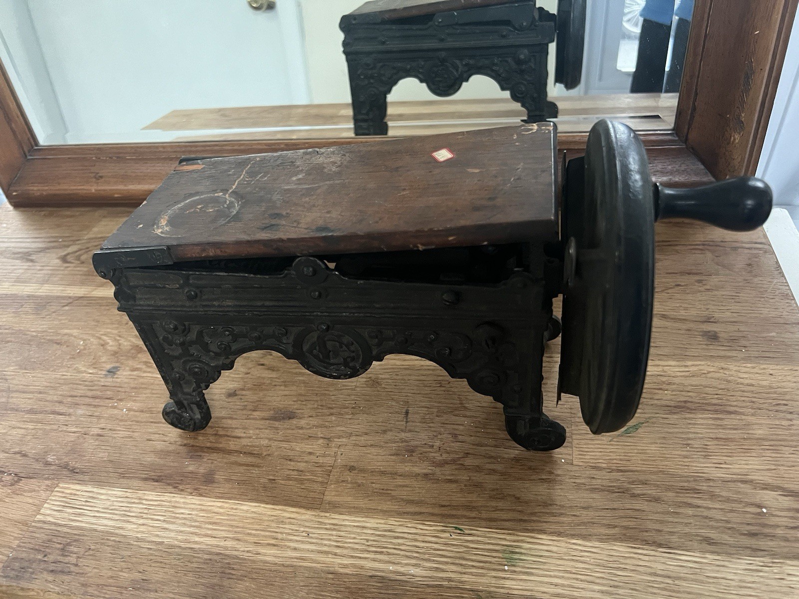 Antique German Cast Iron Gezetzl Geschutzt Tobacco Shredder