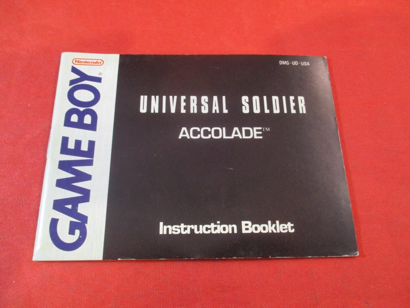 Universal Soldier Nintendo Game Boy Instruction Manual Booklet ONLY