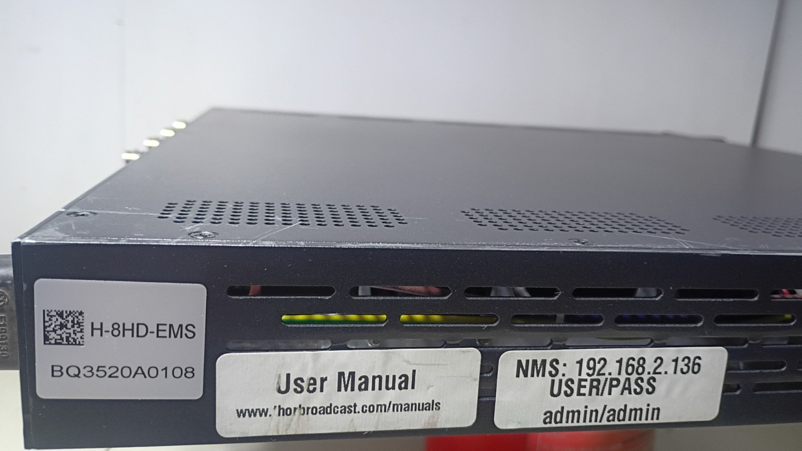 Good Working Thor H-8HD-EMS 8HD-SDI Broadcast Encoder IPTV Streamer & ANSI Out