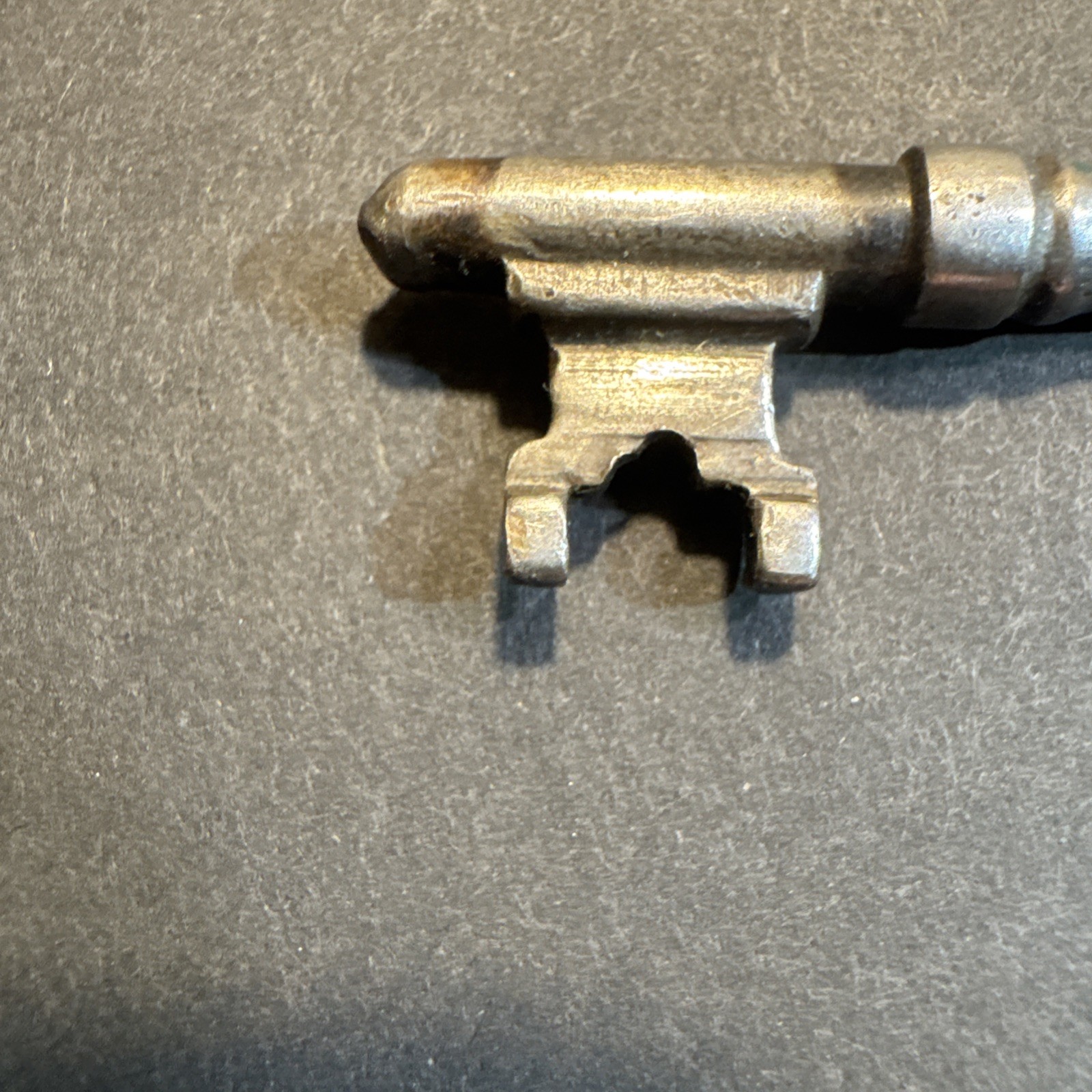 Antique No. 6 Warded Skeleton Key - Solid Barrel Replacement