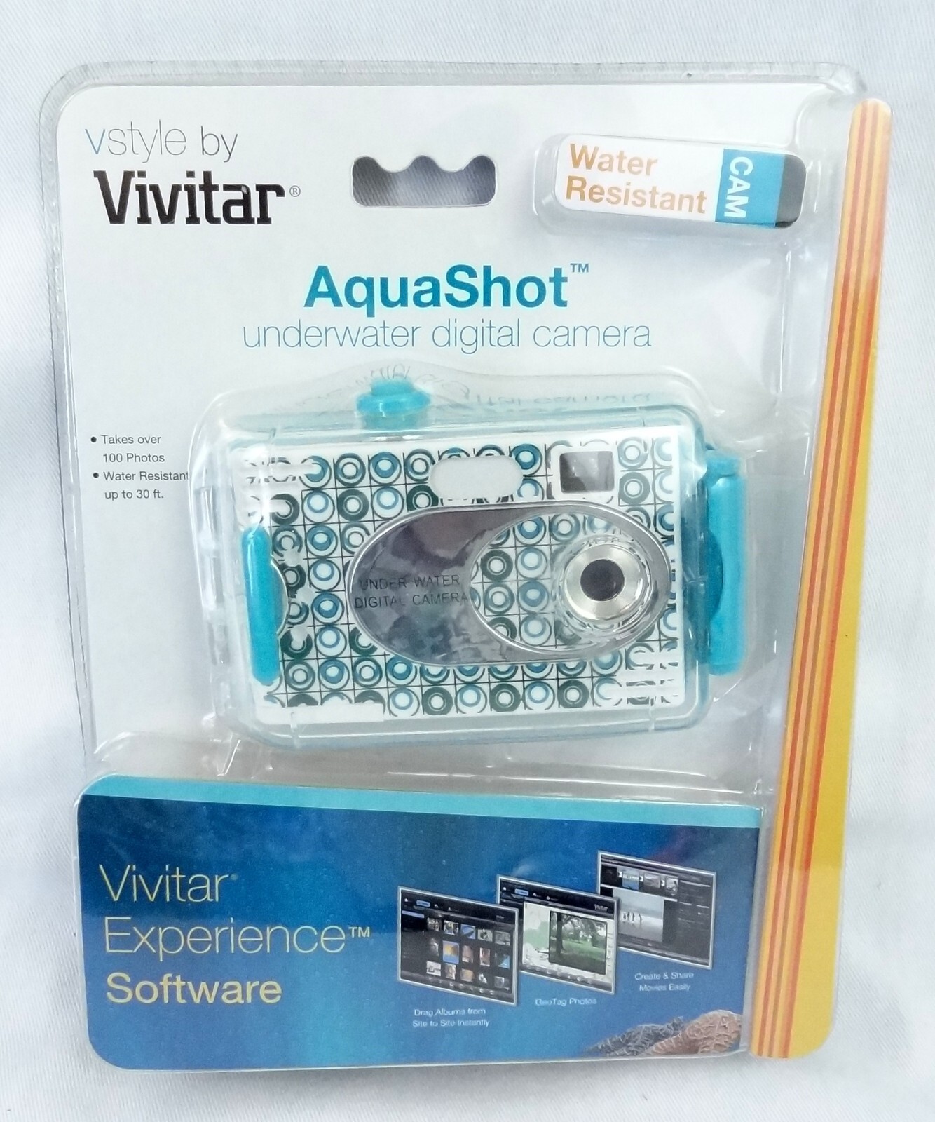 Vivitar AquaShot Underwater Digital Camera Water Resistant New and Sealed
