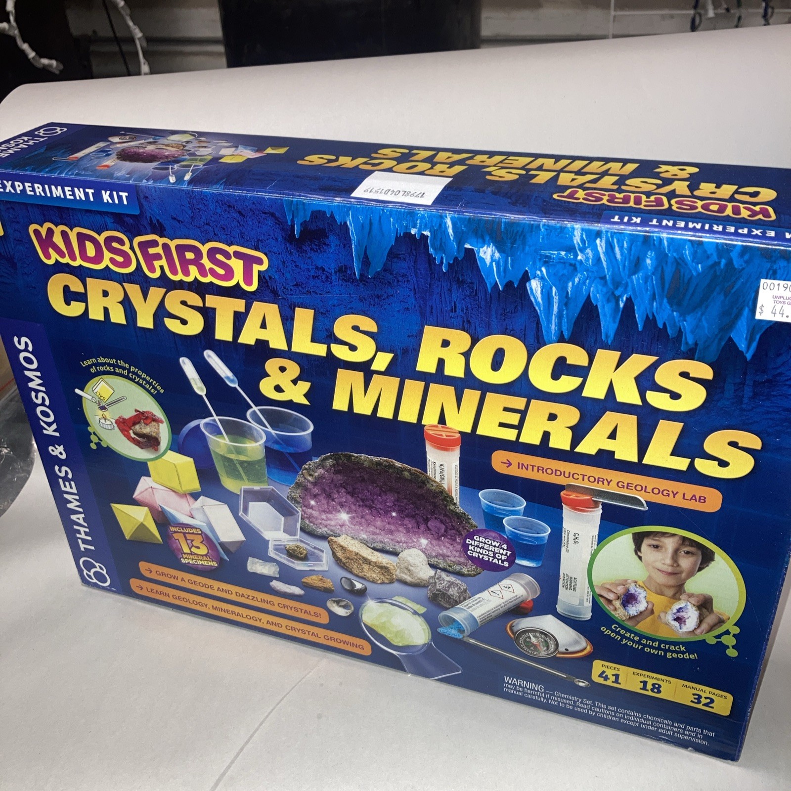 Crystals Rocks & Minerals Kids First STEM Experiment Kit Thames & Kosmos 642113
