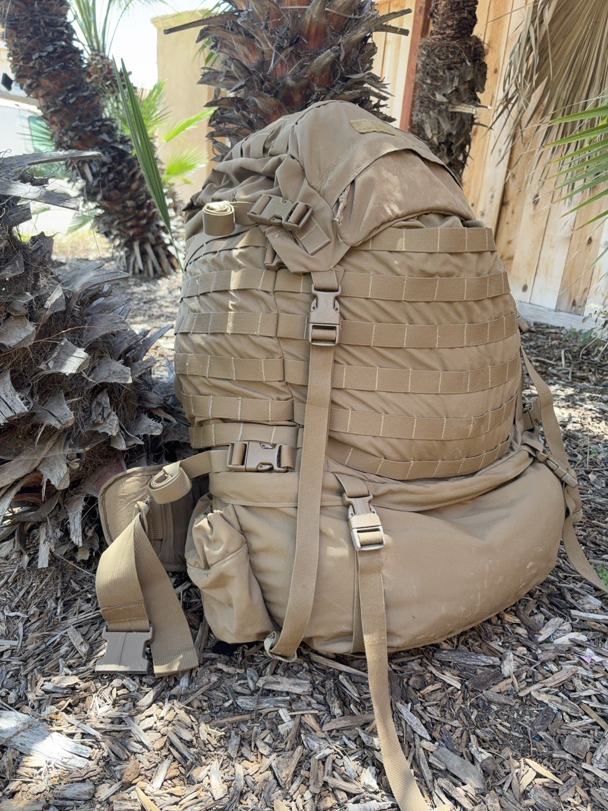 USMC Complete Main Pack FILBE Coyote Backpack Large Rucksack Assault Frame Belt