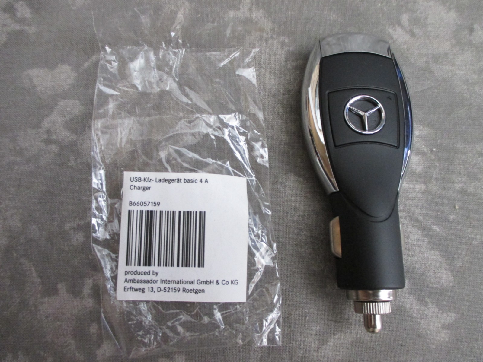 MERCEDES-BENZ USB CHARGER 12V CIGARETTE LIGHTER SOCKET- NEW