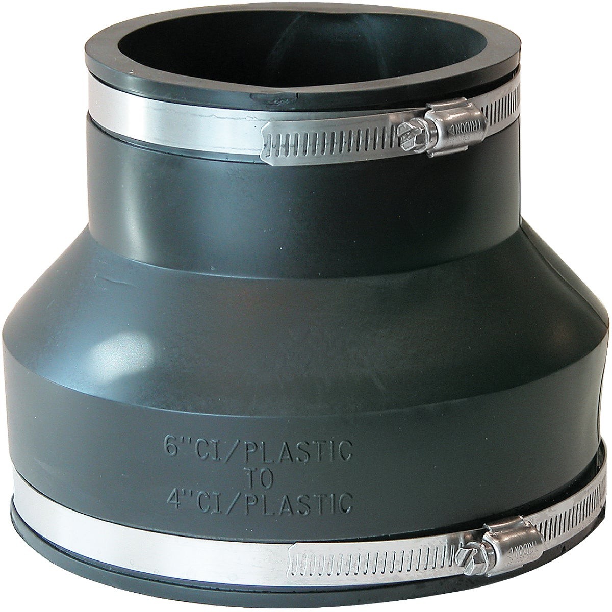 Fernco 6 In. x 4 In. Flexible PVC Coupling P1056-64 Fernco P1056-64 018578000131