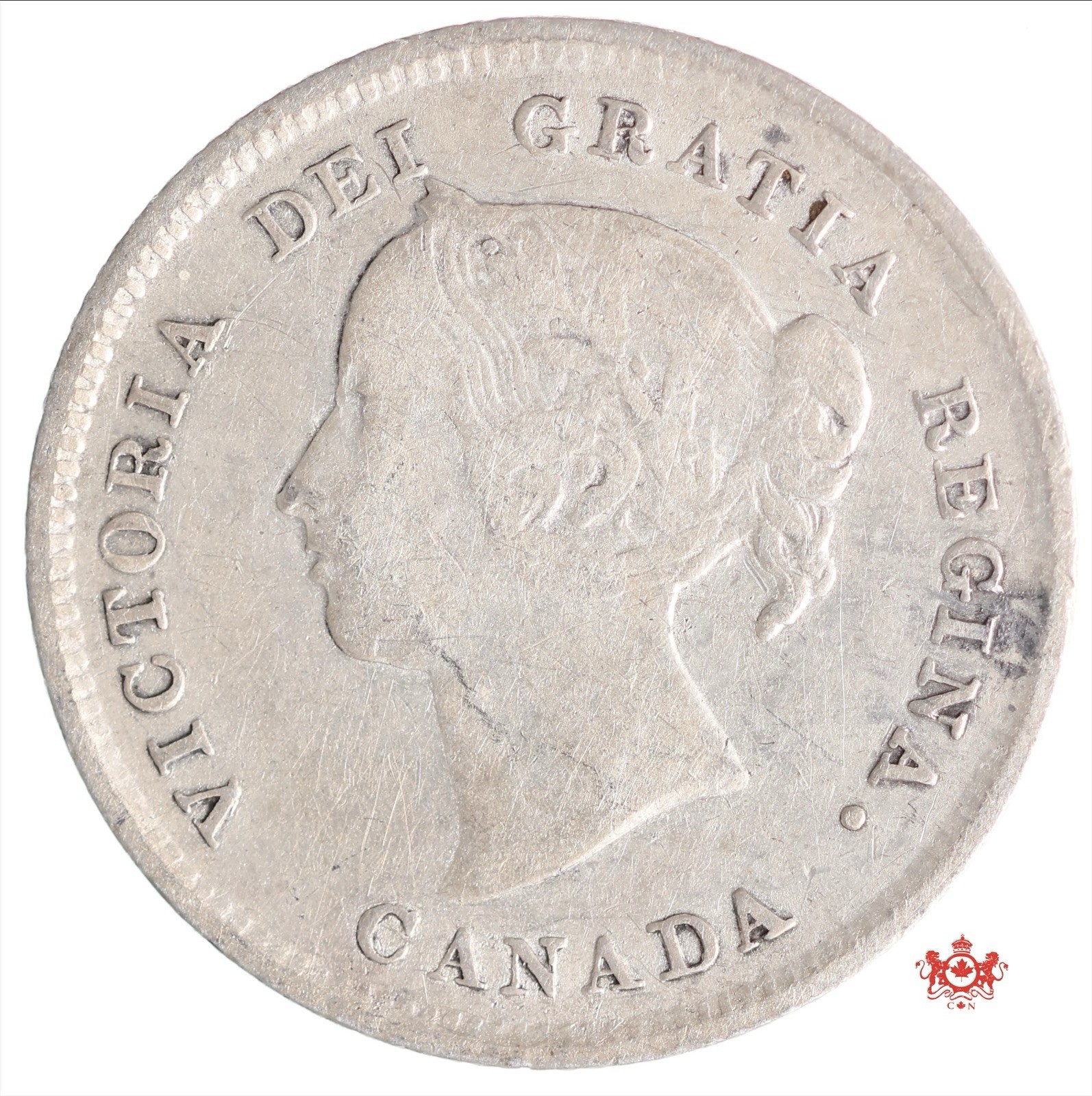 1888 Canada 5 Cents - F/VF - Lot#13009