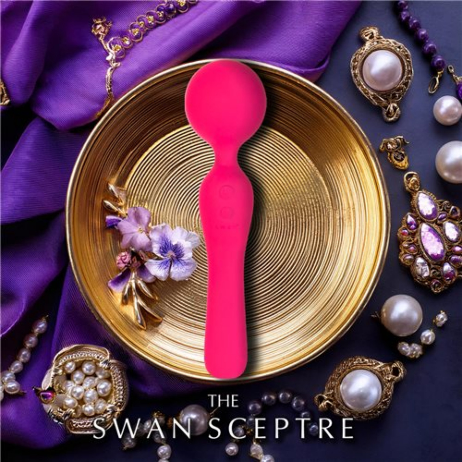 Powerful Bendable Neck Massager Rechargeable Flexible Wand Silicone Vibrator