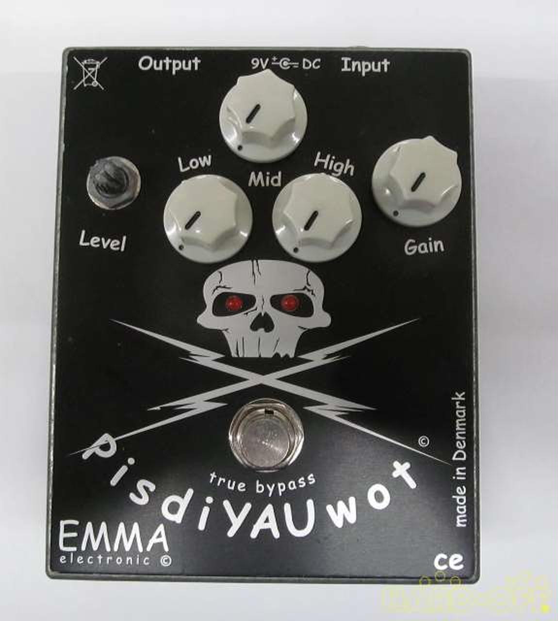 Emma Electronic Pisdiyauwot Metal Distortion Denmark Pedal Denmark High Gain
