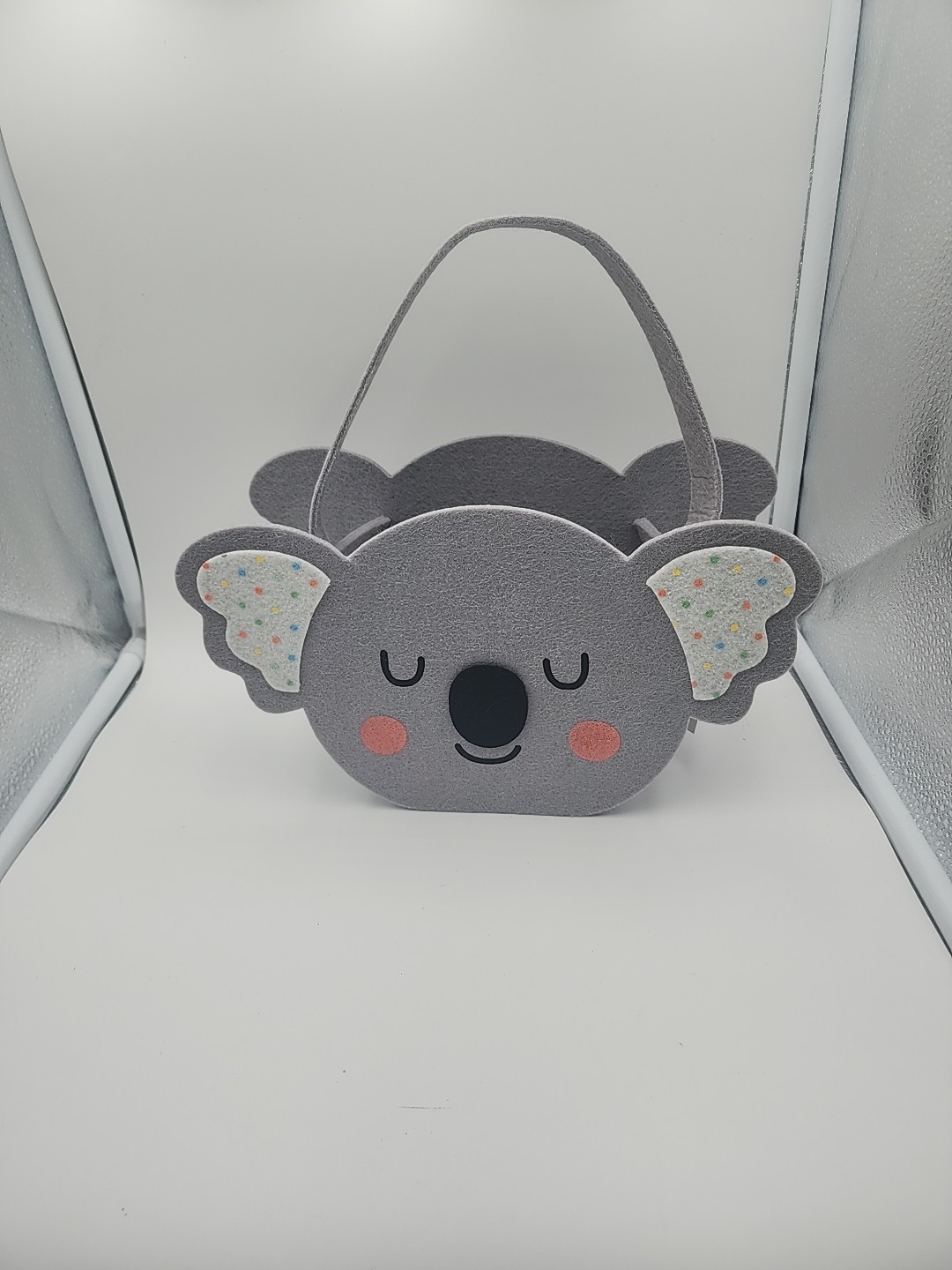 Felt Kids Koala Basket With Handle
