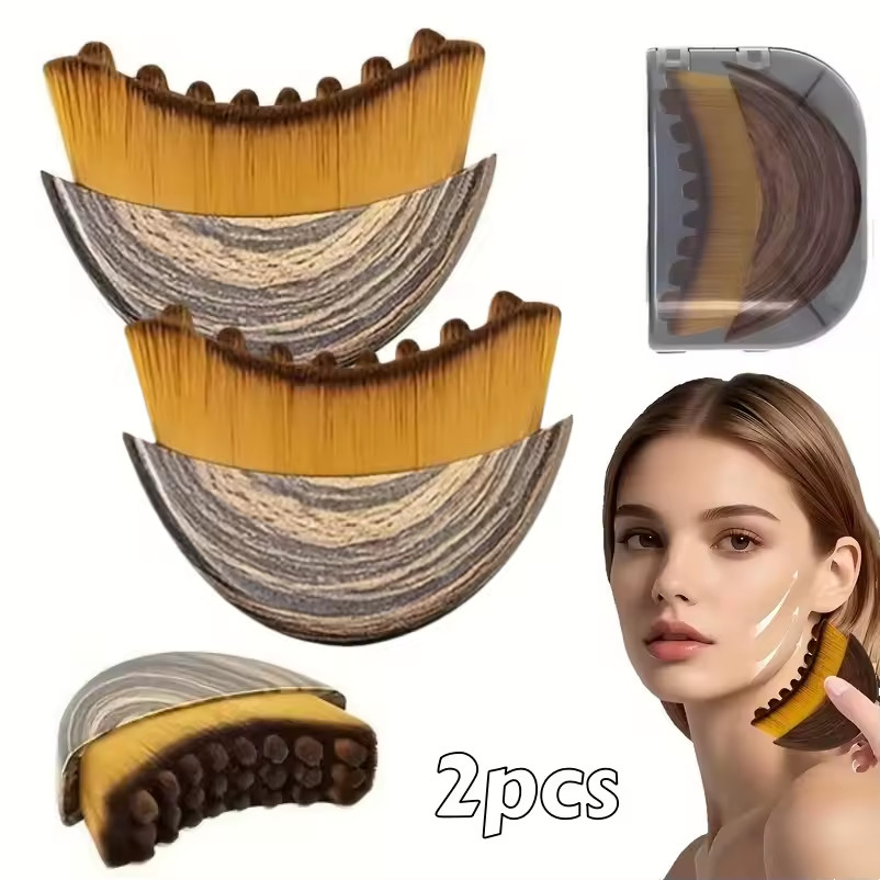 Lymphatic Drainage Massage Face Lymphatic Contour Brush Dry Brushing Face Brush