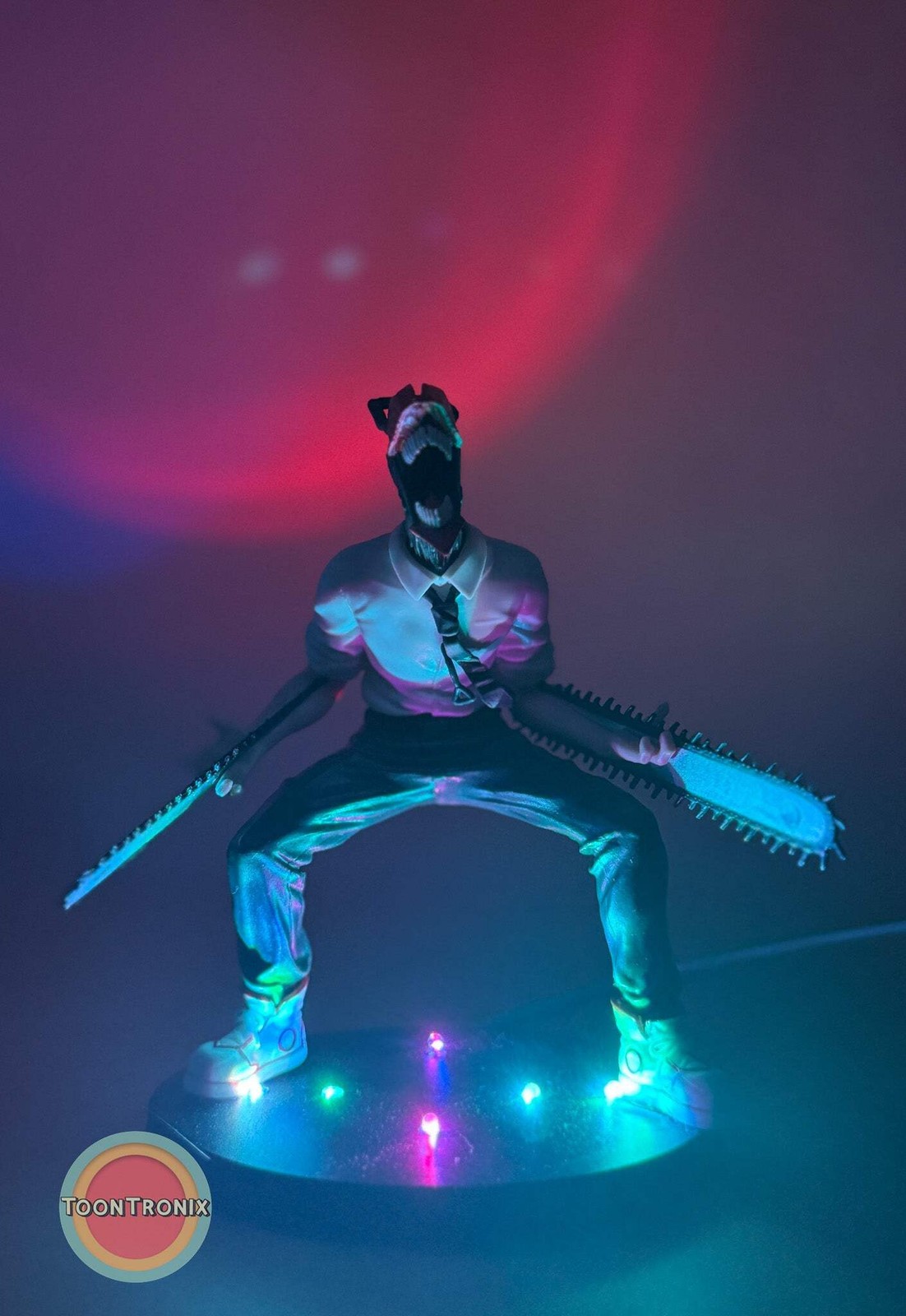 5" Chainsaw Man Lamp Light Statue Figure Collectible