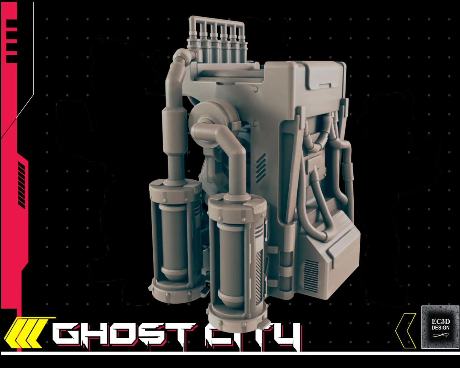 Computer Terminal C - Cyberpunk/Sci-Fi - 28 or 32mm - Ghost City