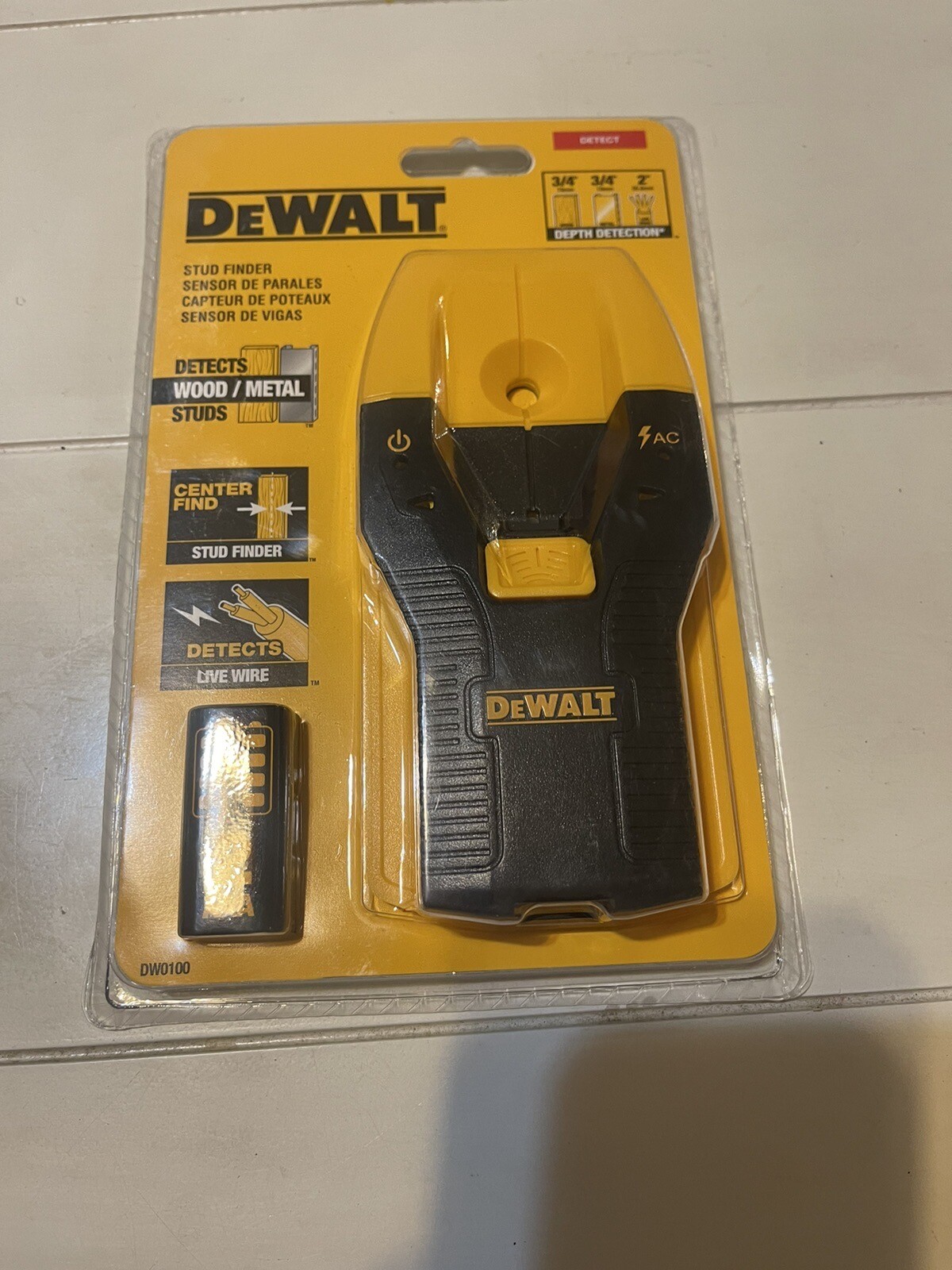 DEWALT 3/4 in. Stud Finder (DW0100)