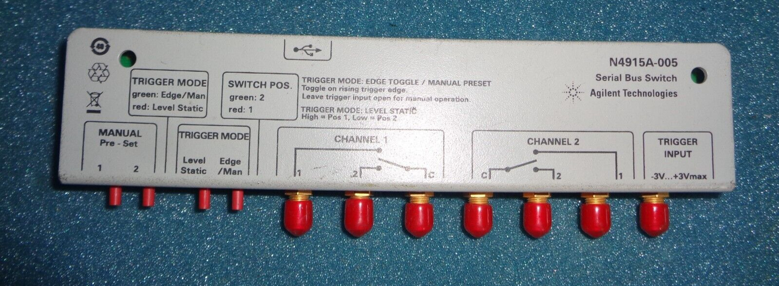 One HP Agilent N4915A-005 Serial Bus Switch N4915-68701