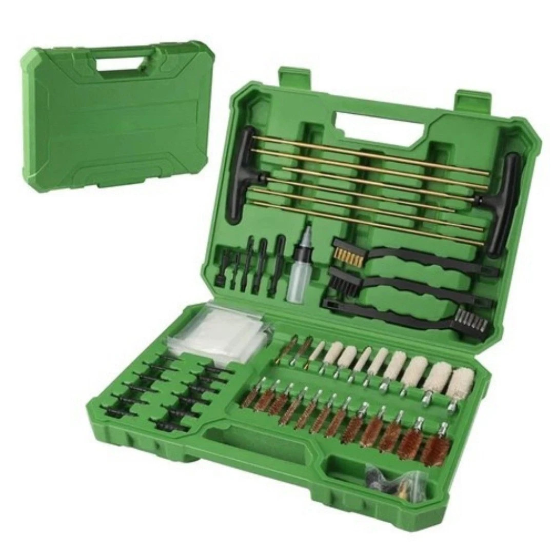 Universal Gun Cleaning Kit Pistol Shotgun Handgun Rifle Firearm w/Case