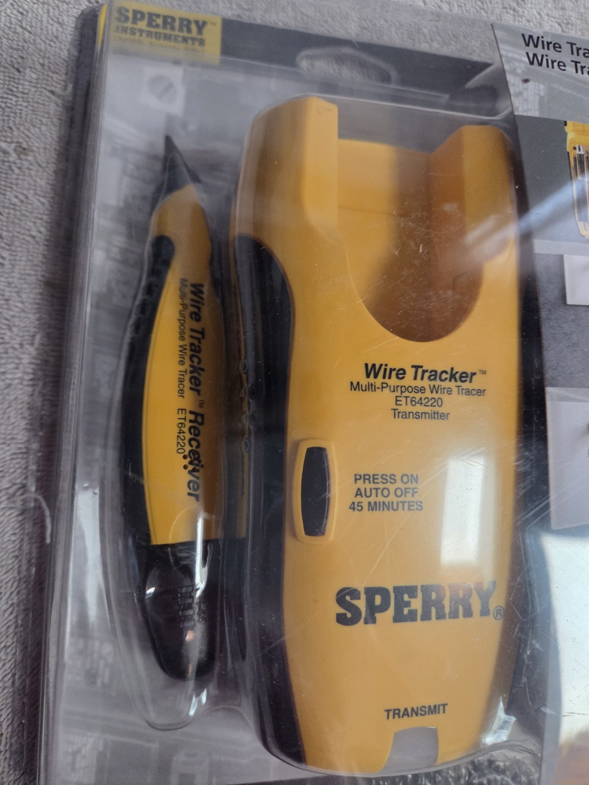 Sperry Instruments ET64220 Wire Tracker Wire Tracer, Audio /Video Installers NEW