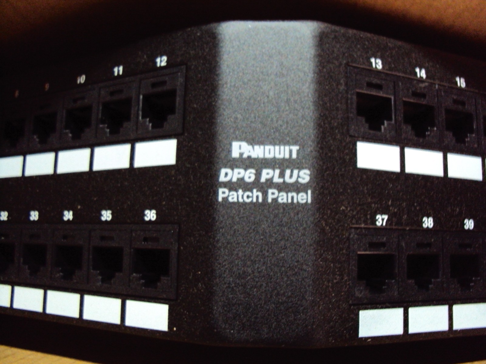 Panduit DP6Plus +48 Port Angled 110-Patch Panel 2 RU Black New