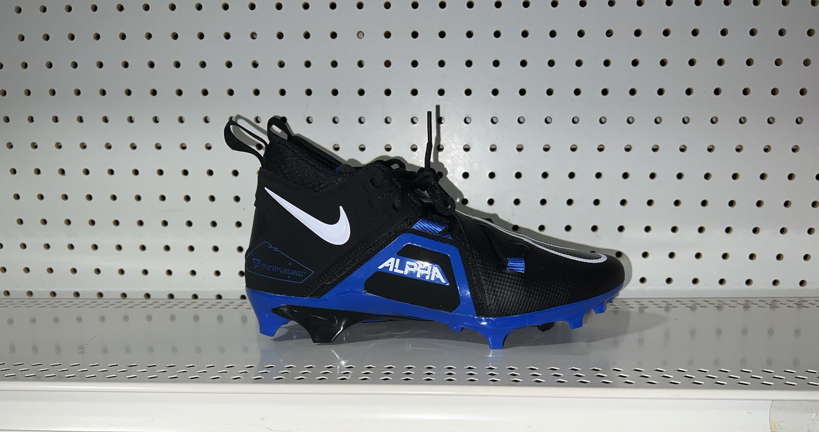 Nike Alpha Menace Pro 3 Mens Football Cleats Size 11 Black Blue CT6649-007