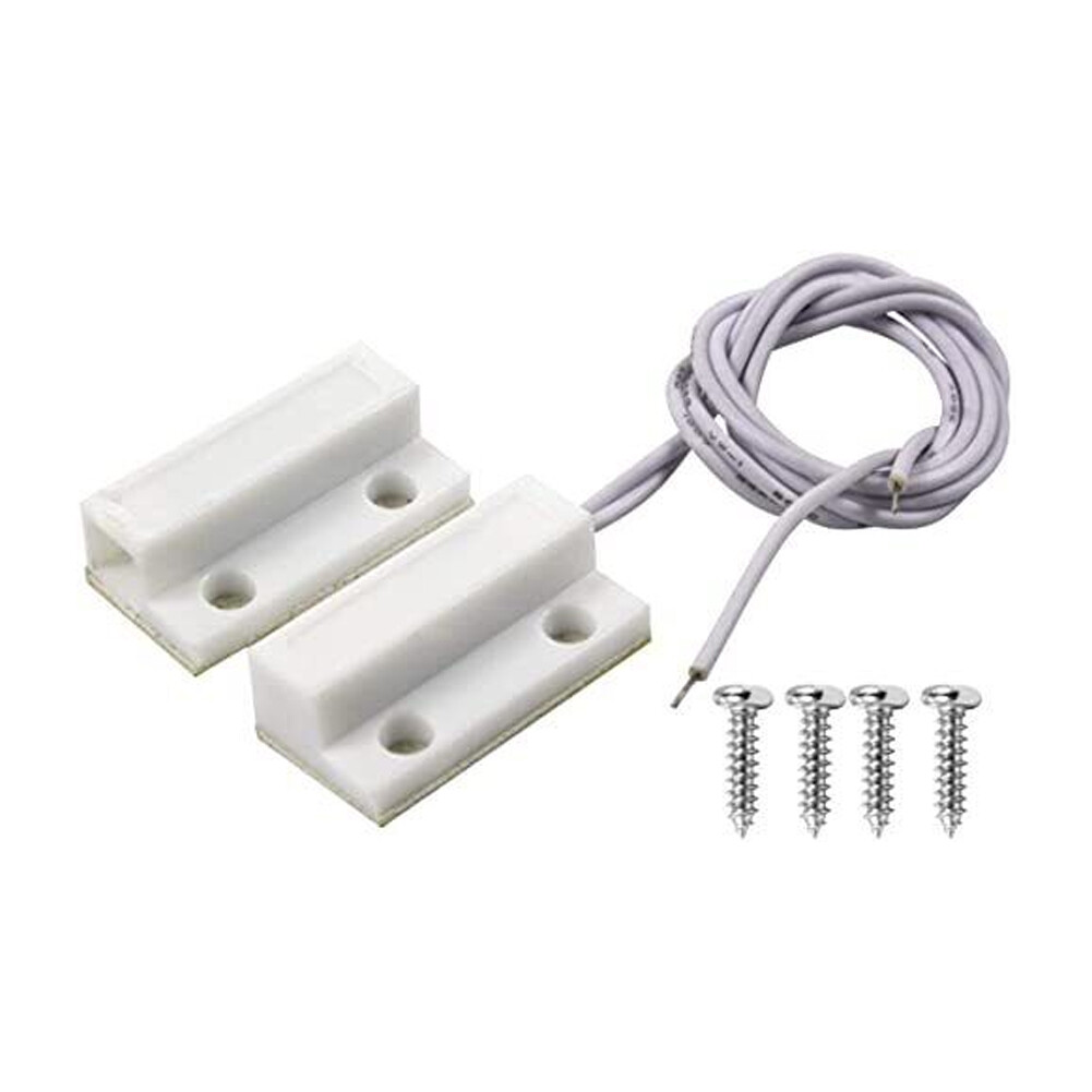 10/20Pair MC-38 Surface Mount Wired NC Door sensor Alarm Magnetic Reed Switch