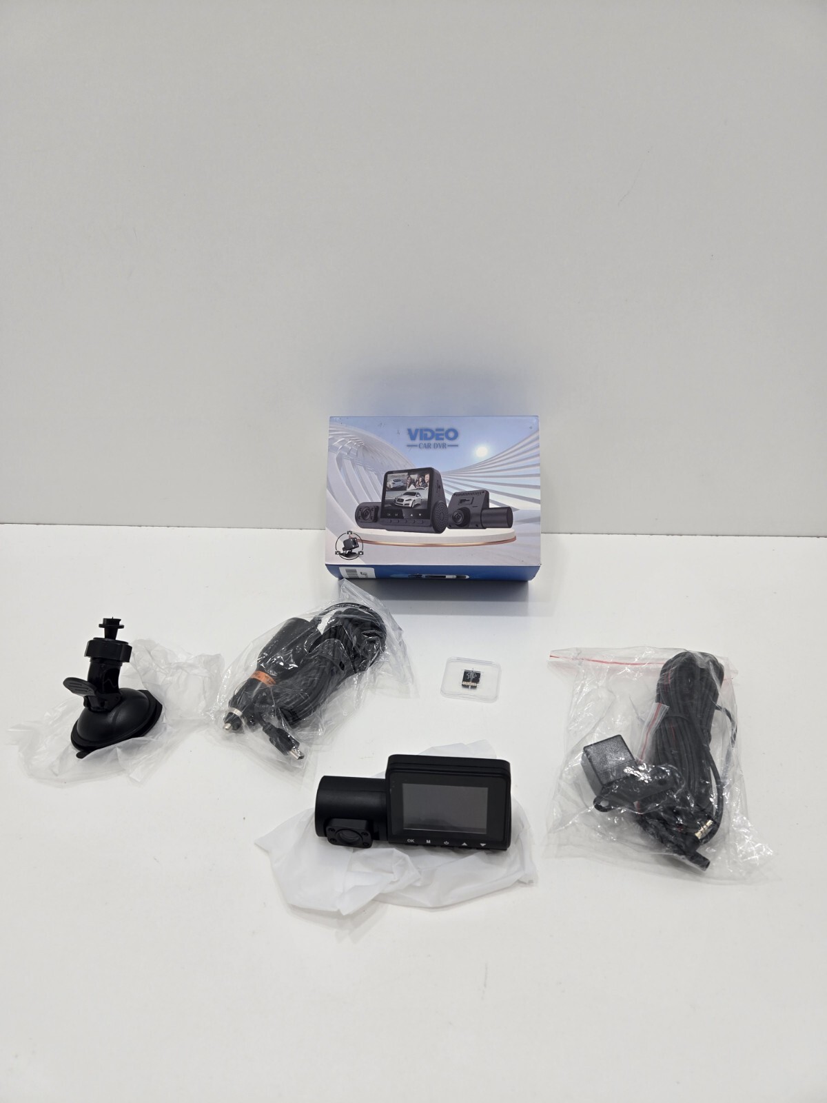 Video Car DVR 4K Car Dash Cam Front and Rear Night Vision 32G