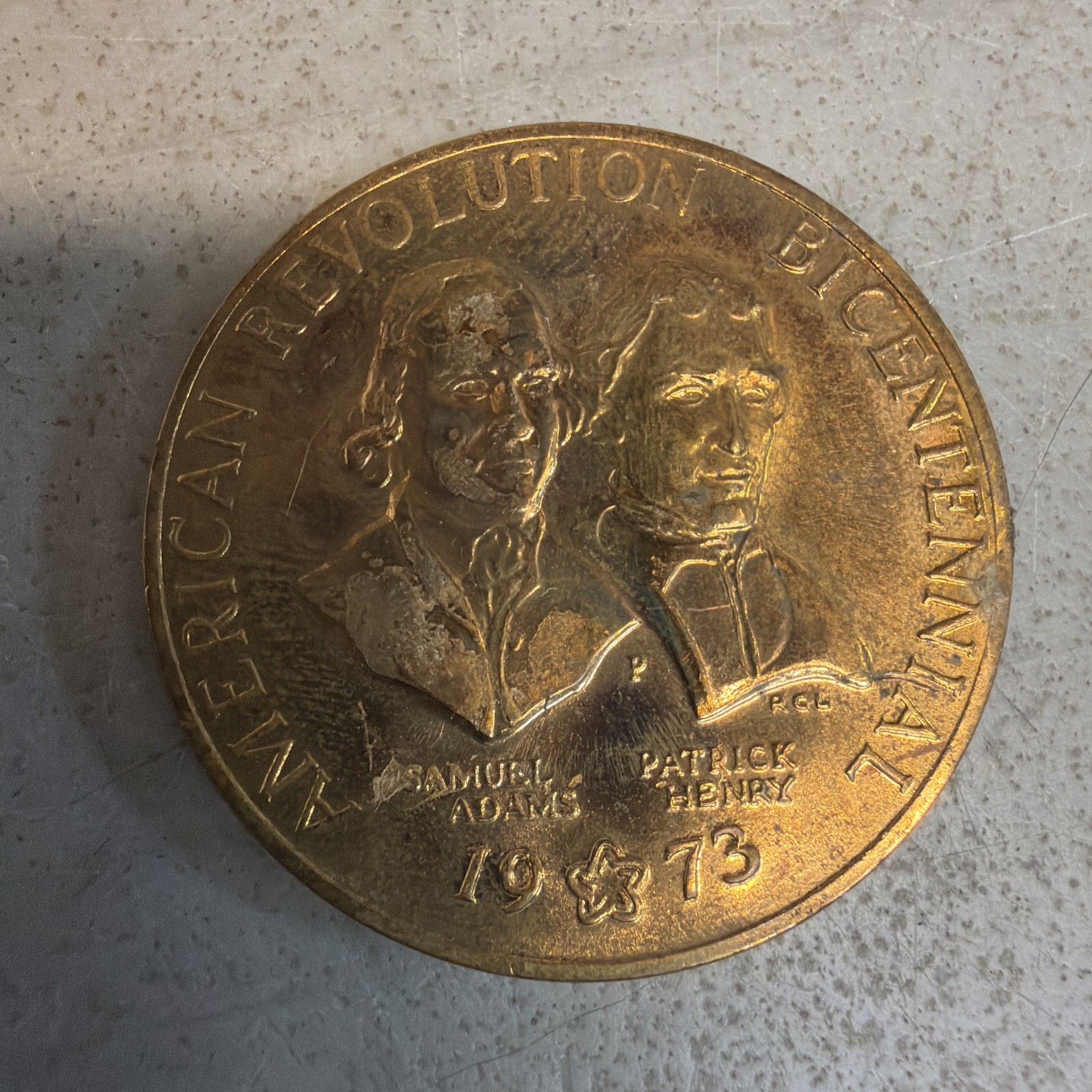 1973 AMERICAN REVOLUTION BICENTENNIAL TOKEN!