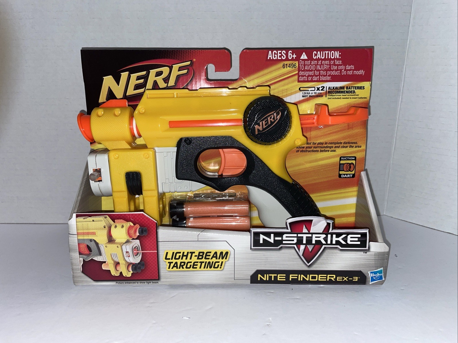 Hasbro Nerf N-Strike Nite Finder EX-3 New Light-beam Targeting 2006 New In Box