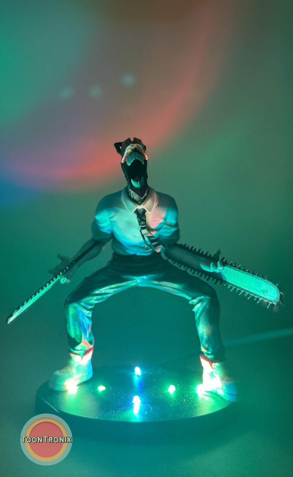5" Chainsaw Man Lamp Light Statue Figure Collectible