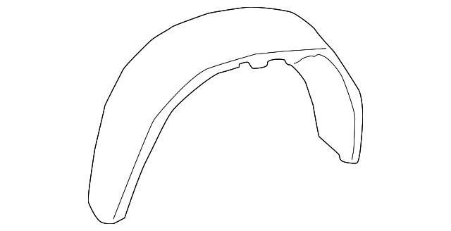 Genuine GM Wheelhouse Liner 15133166