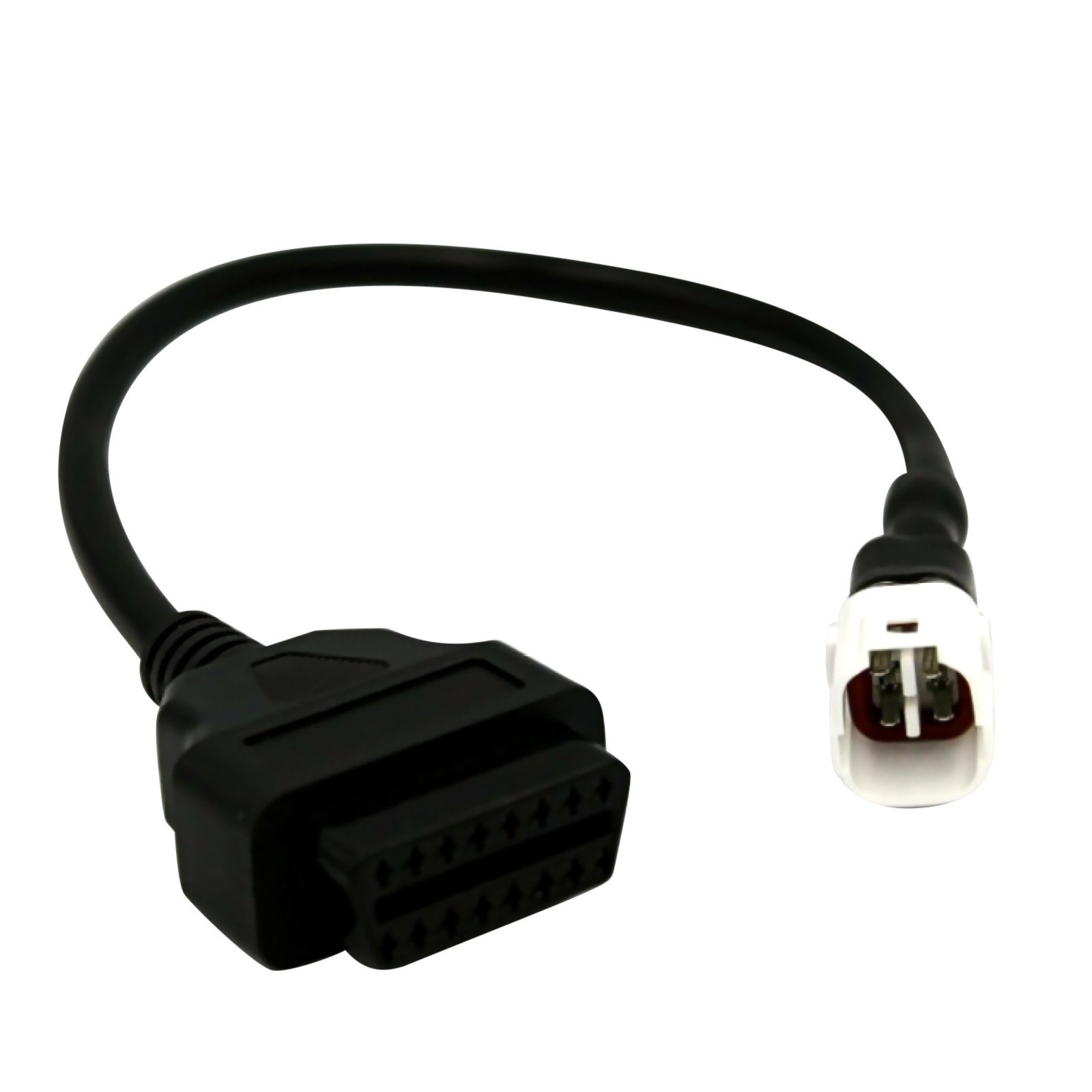 4Pin to 16Pin OBD2 Diagnostic Plug Adaptor Cable For Yamaha Motorcycle Bike ATV