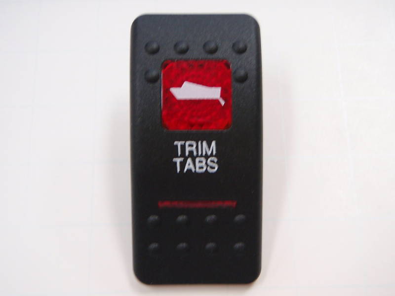 CONTURA ACTUATOR  WITH  2 RED LENSES SCREENED  TRIMTABS