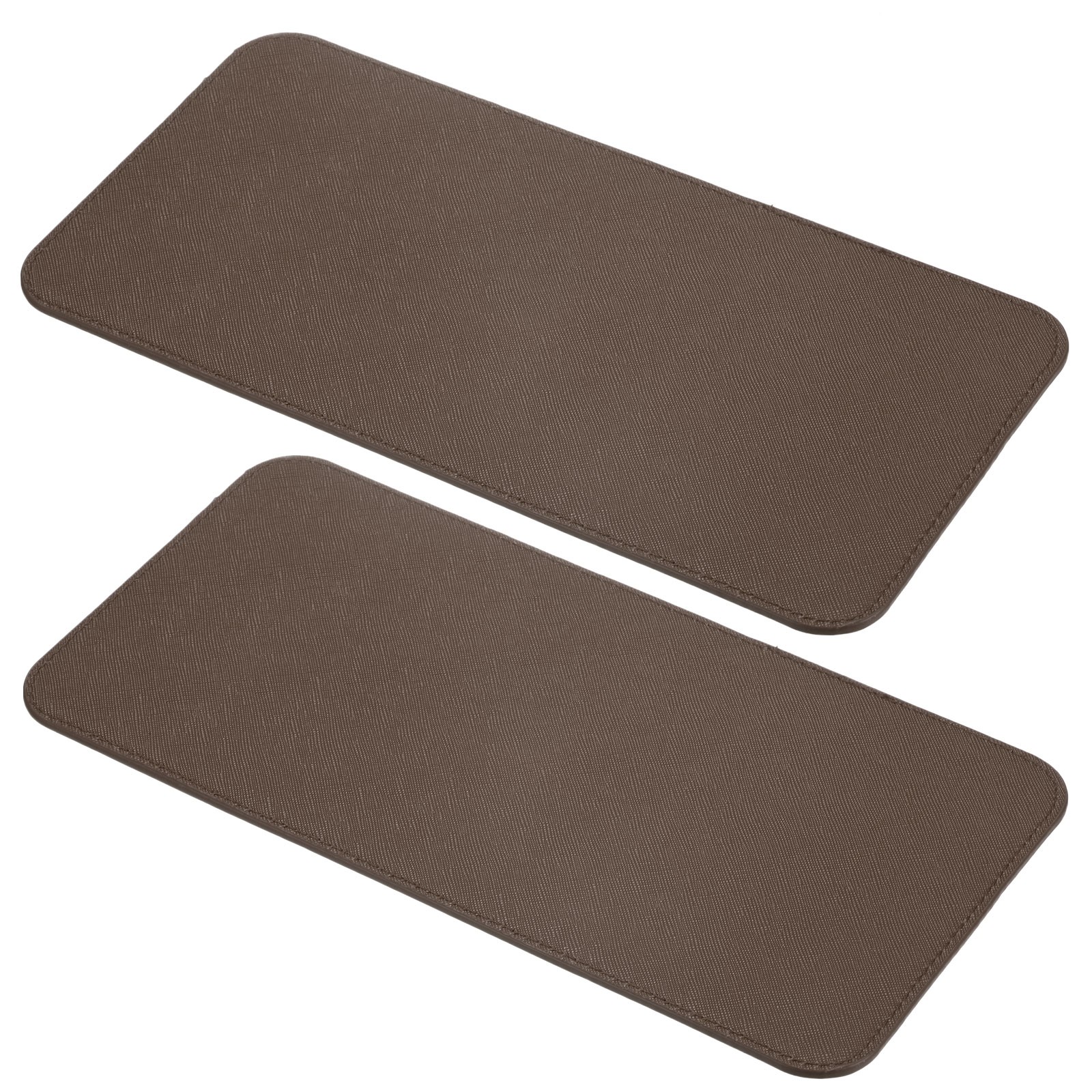 2PCS 12 x 6 Inch Leather Base Shaper Bag for Handbag & Tote & Purse [Brown]