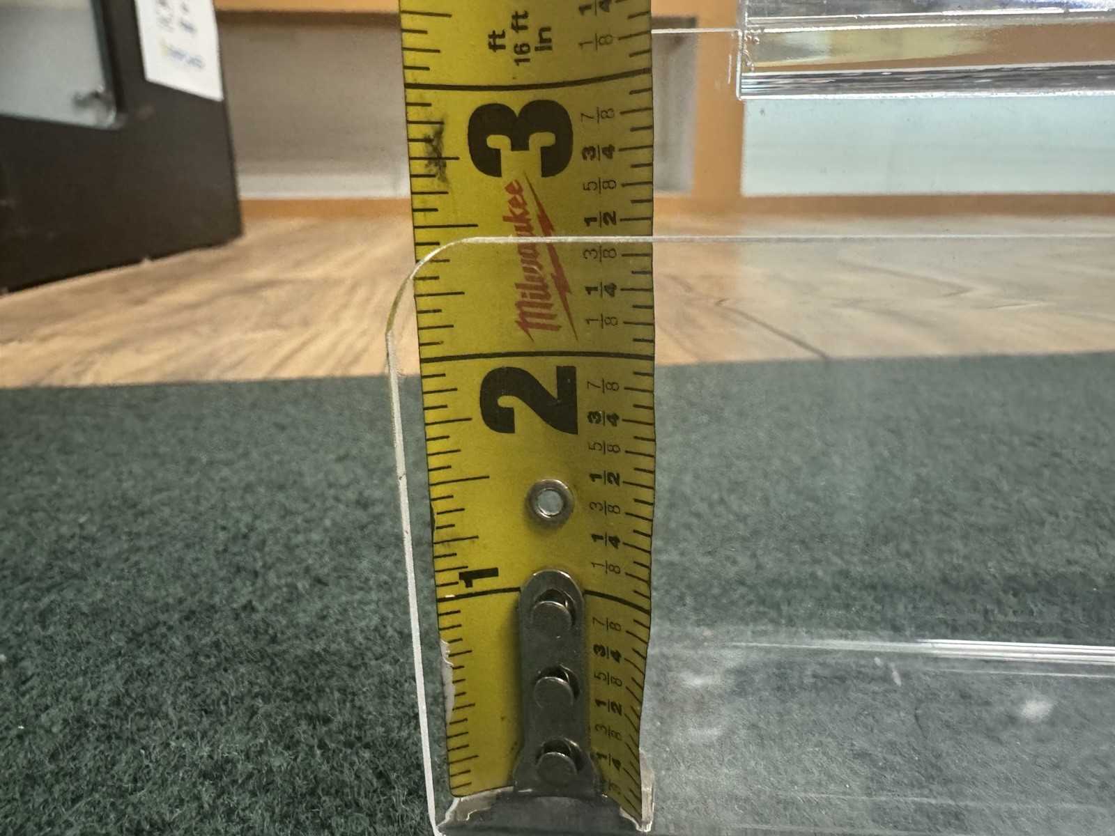 22 3/4" Slatwall Card Display, Open Ends
