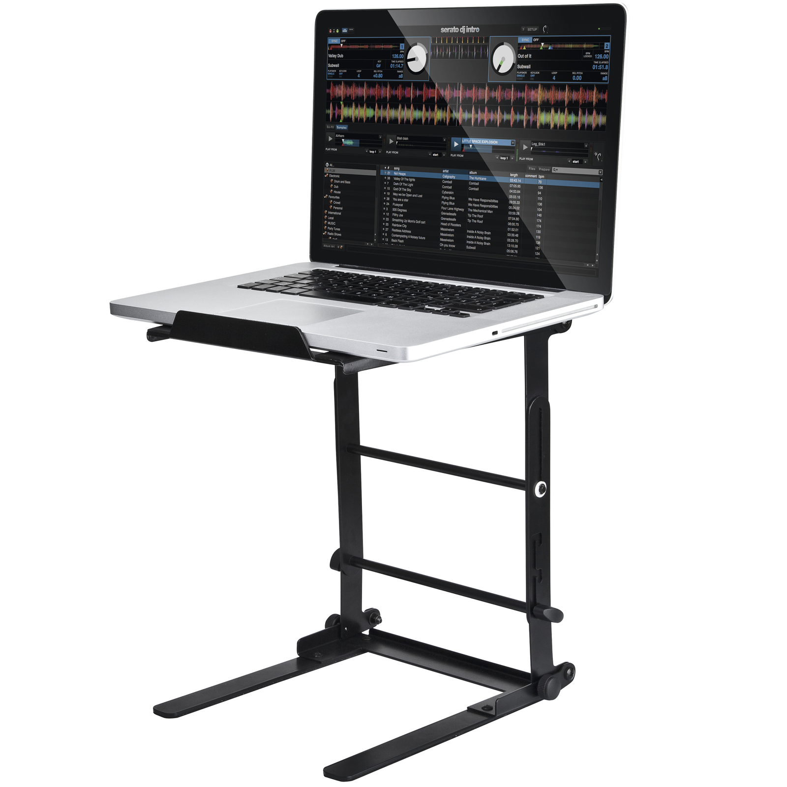 Reloop LAPTOP-STAND-FLEX-V2 Laptop Stand Flex V.2, Black