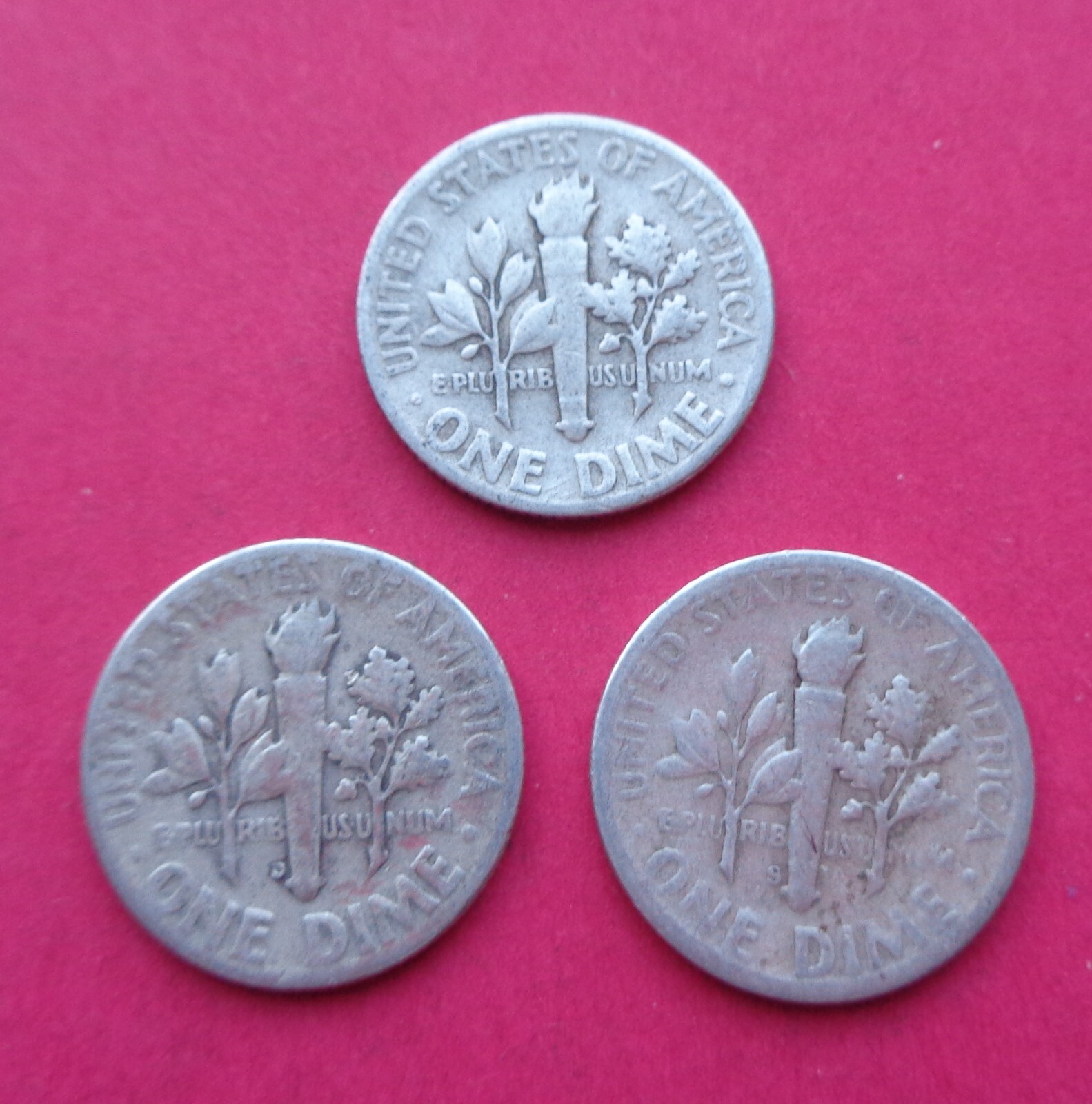 1947  P,D & S  ROOSEVELT DIMES