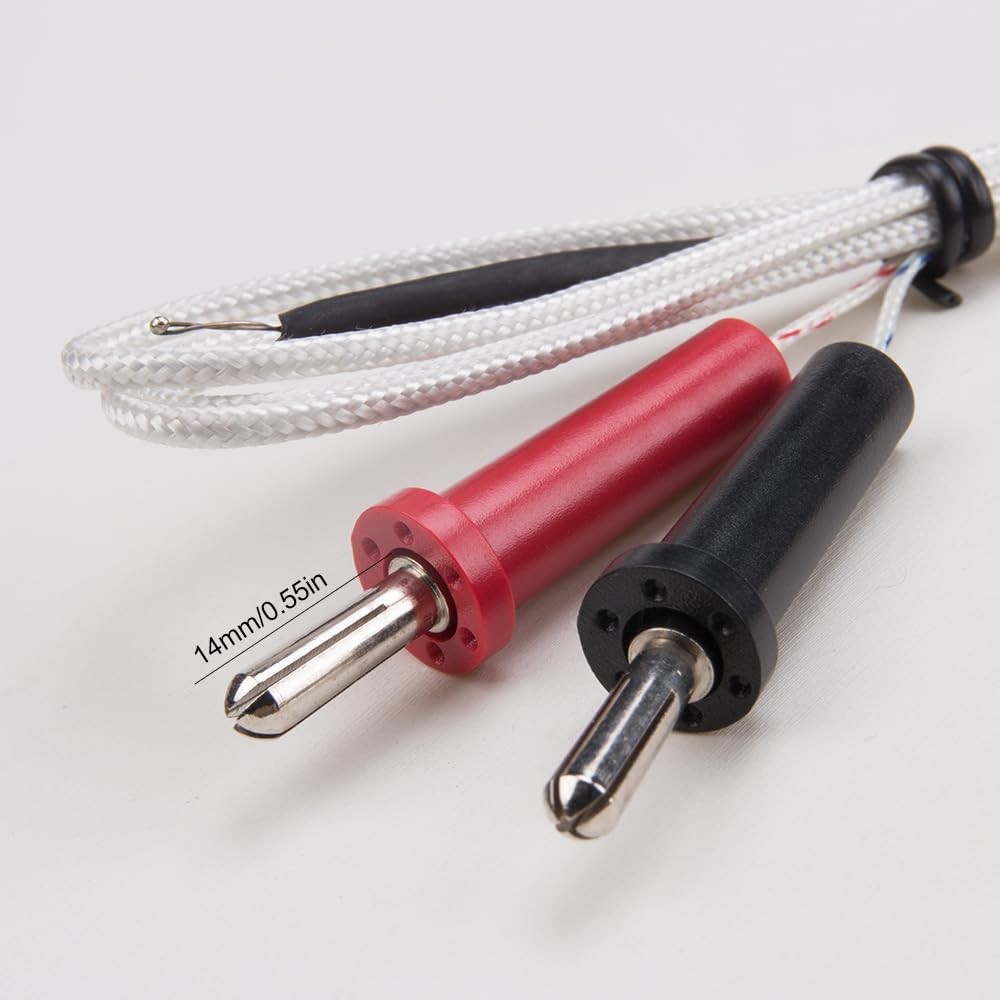 2 PCS K-Type Temp Sensor Thermocouple Mini Connector Measuring Range -50C-350C