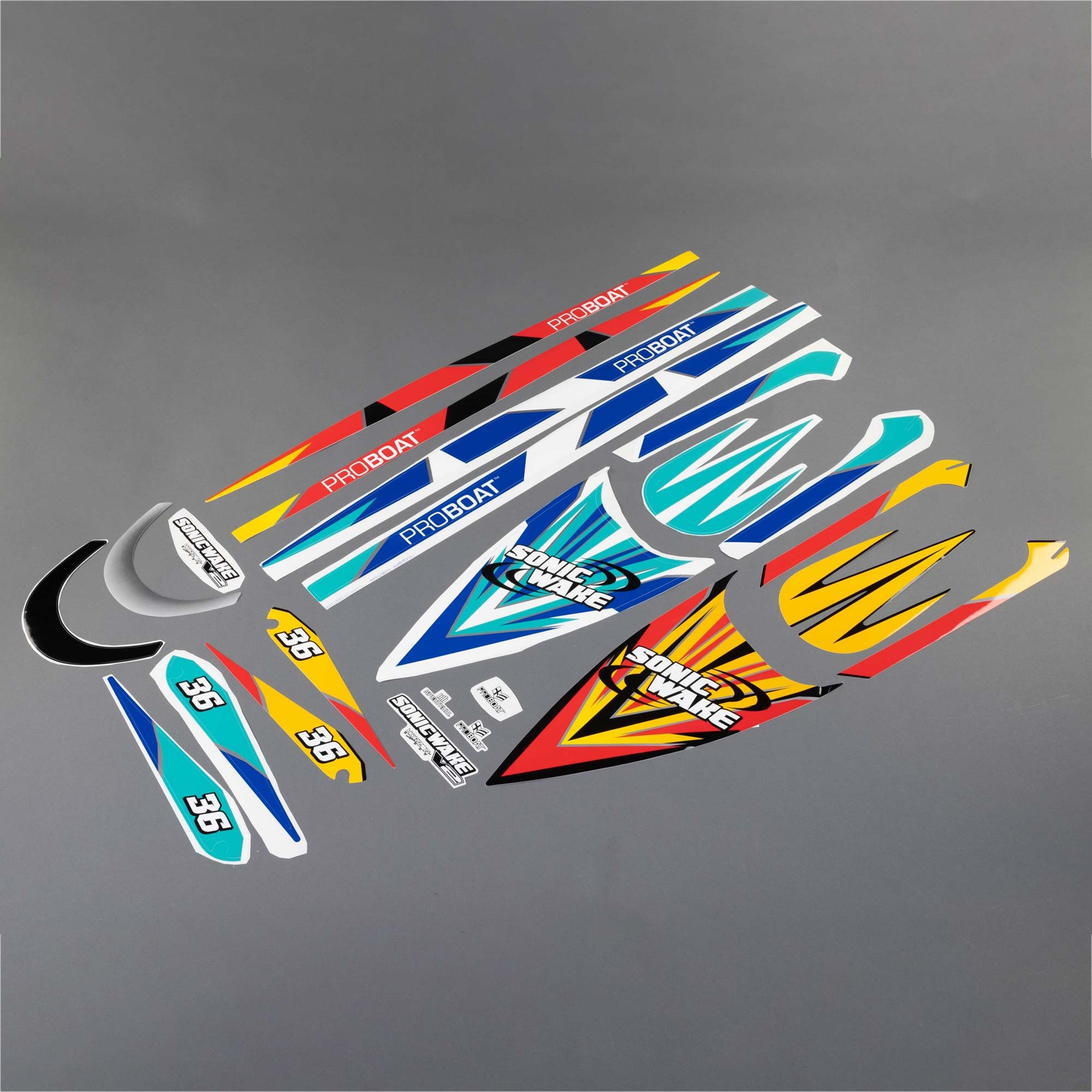 Pro Boat Decal Set T1/T2 Sonicwake 36 V2 PRB289008 Replacement Boat Parts