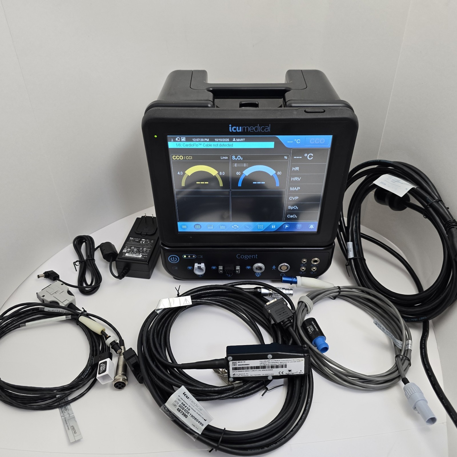 ICU Medical 58401 Cogent Hemodynamic Monitor 58403, 58401 plus 6 more items