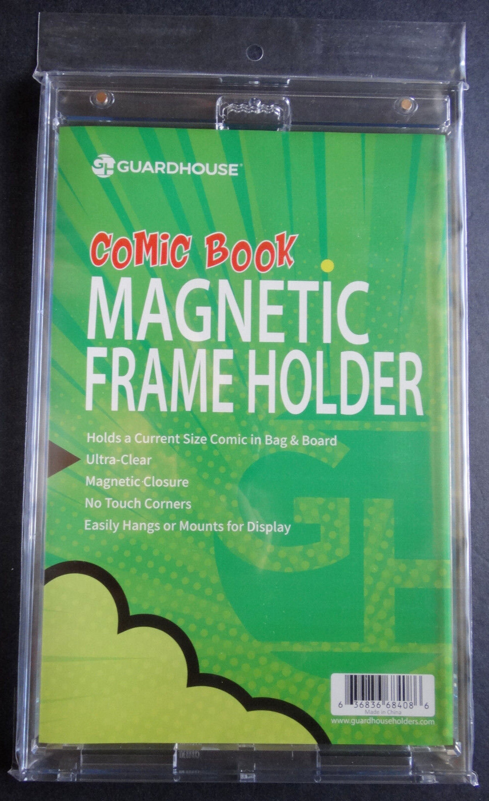 (1) Guardhouse One Touch Magnetic Frame Holder Current Comic Book Wall Hanging