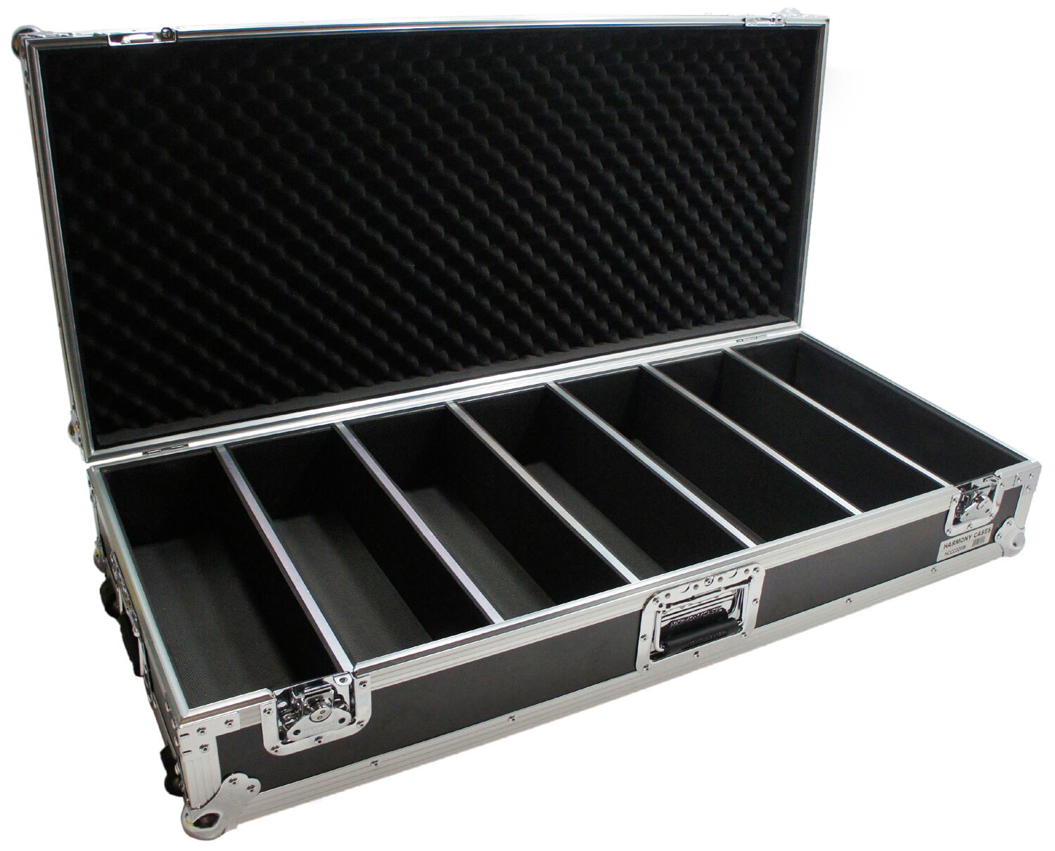 Harmony HCCD320W 320 Jewel or 960 Sleeve CD Transport Road Travel Case Wheels