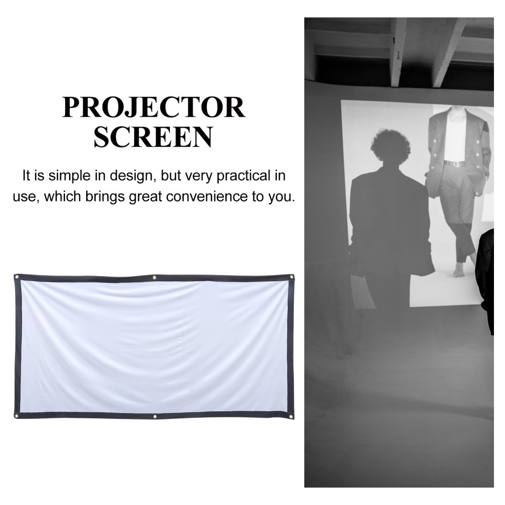 Tabletop Projector Screen with Stand Home Projection Portable Folding