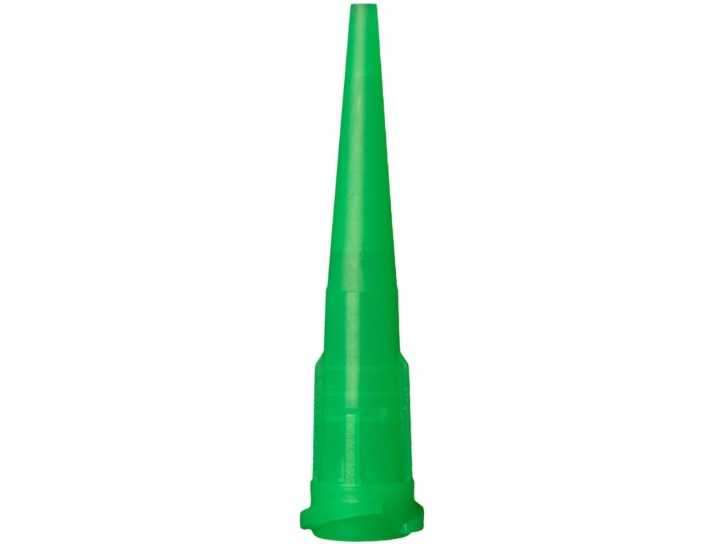 Jensen Global JG18-1.25TT - 18 Gauge 1.25 inch Taper Tip ID .035 inch - Green